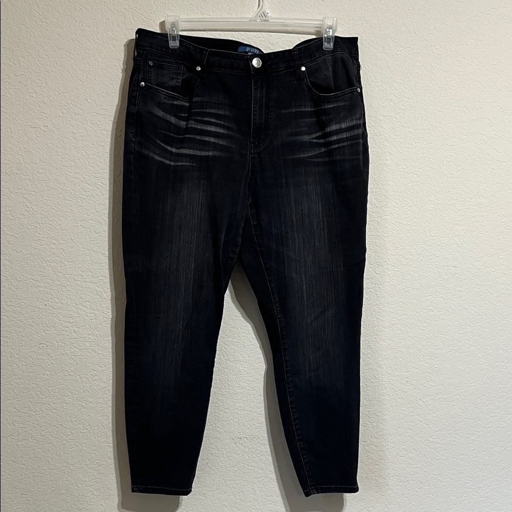 Revery Tanner Skinny Ankle Jean, Black